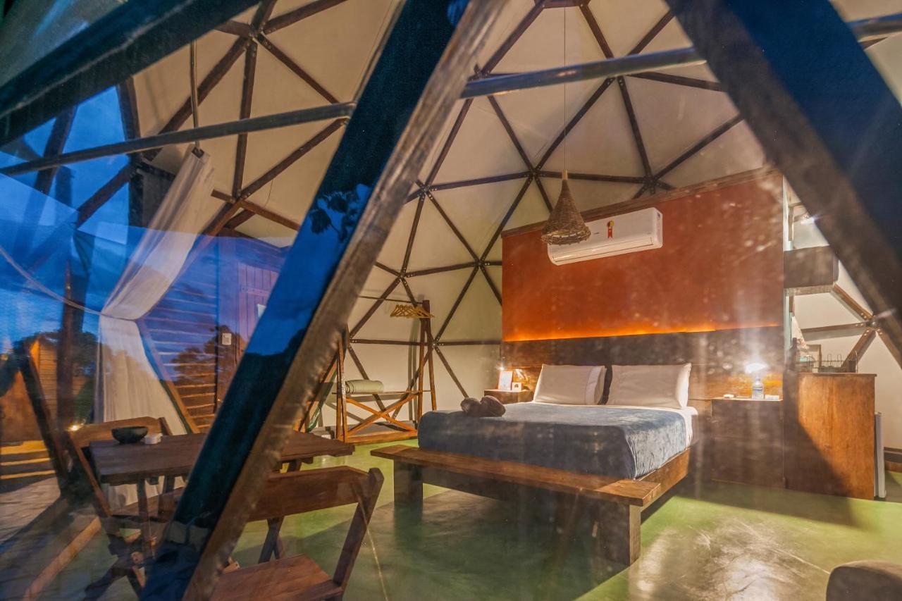 Glamping Serra Da Canastra - Casinha De Hortela - Domo Embauba Delfinópolis Екстериор снимка